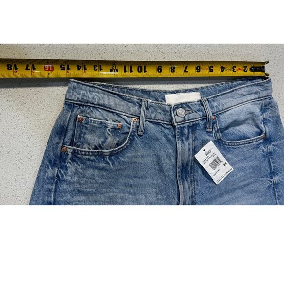 MOTHER The Half Pipe High Rise Ankle Wide Leg Barrel Jeans Blue  29 $258 - Picture 8 of 11